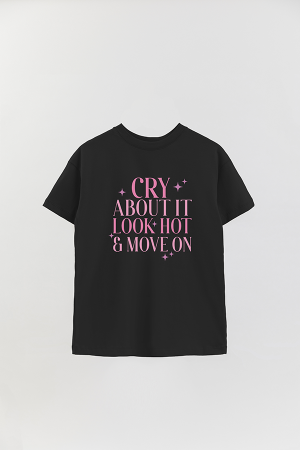 REMERA OVER ESTAMPADA LV4 CRY ABOUT IT