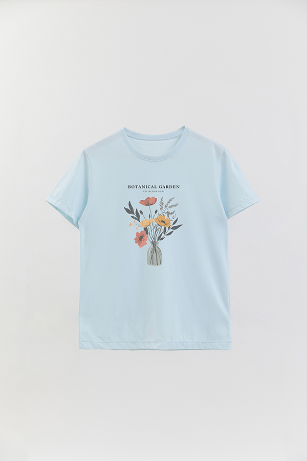 REMERA BASICA ESTAMPADA GARDEN 51