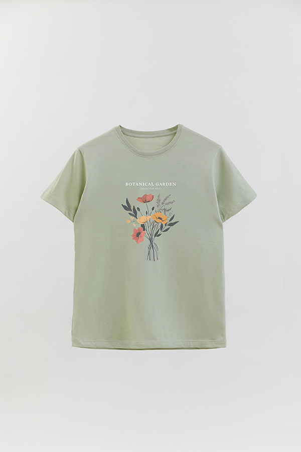 REMERA BASICA ESTAMPADA GARDEN 51
