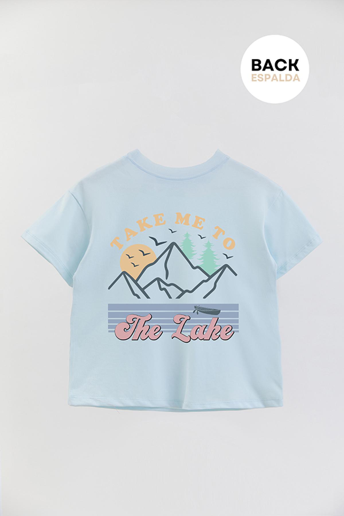 REMERA BOY OVER ADV TAKE ME TO THE LAKE
