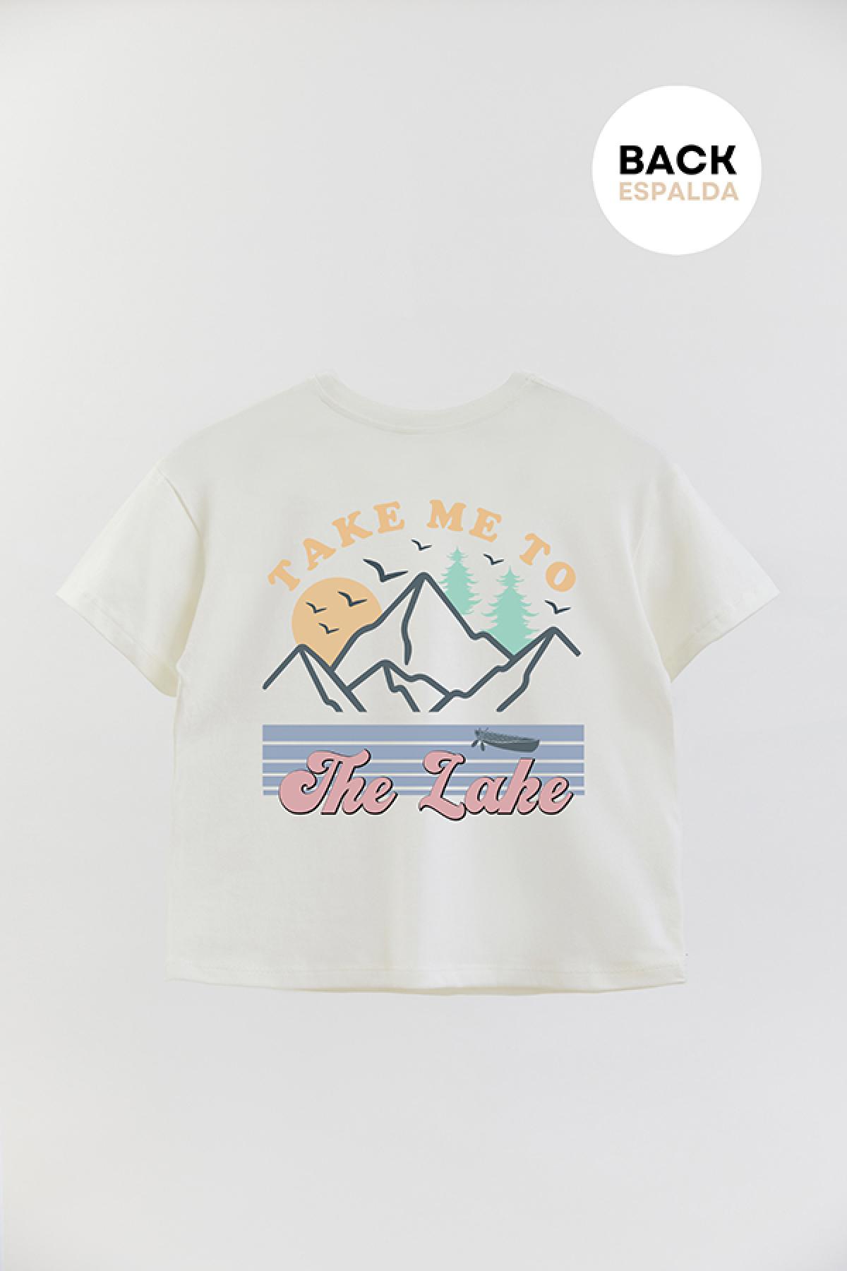 REMERA BOY OVER ADV TAKE ME TO THE LAKE