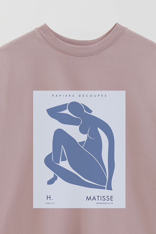 REMERA OVER ESTAMPADA ART COLLECTION BODY