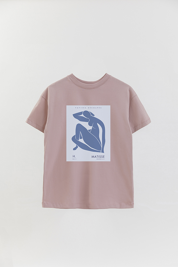 REMERA OVER ESTAMPADA ART COLLECTION BODY