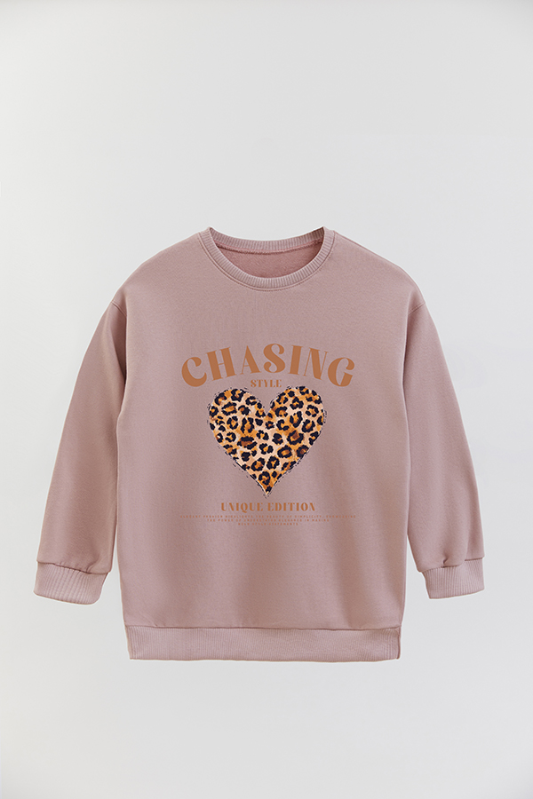 BUZO CREWNECK RUSTICO GIRL ICONIC PRINT CHASING