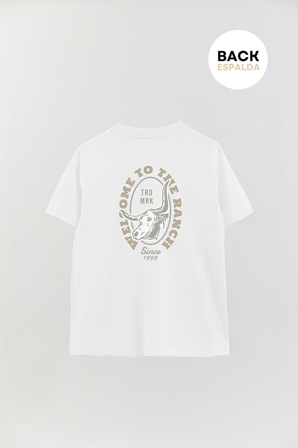 REMERA OVER ESTAMPADA THE RANCH