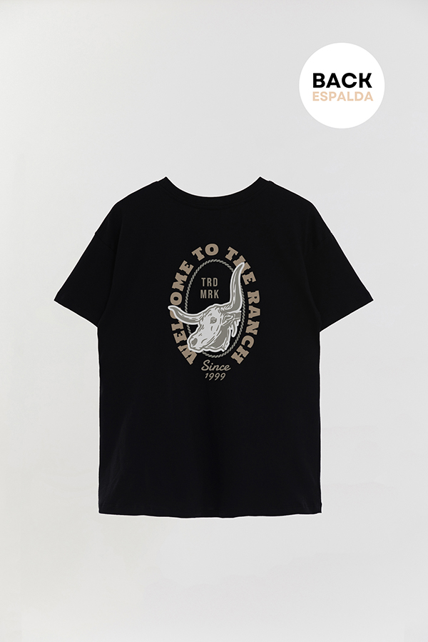 REMERA OVER ESTAMPADA THE RANCH