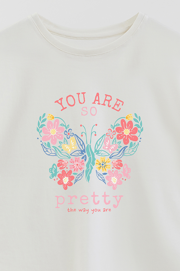 REMERA GIRL OVER RT YOU ARE SO PRETTY