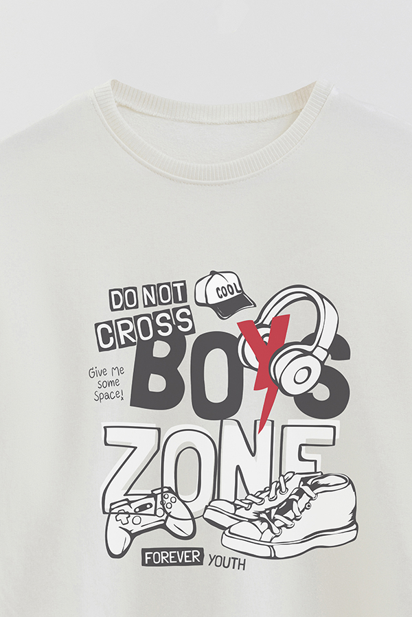 BUZO CREWNECK RUSTICO GAME ON BOYS ZONE