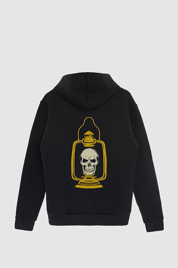 HOODIE ESTAMPADO LANTERN SKULL