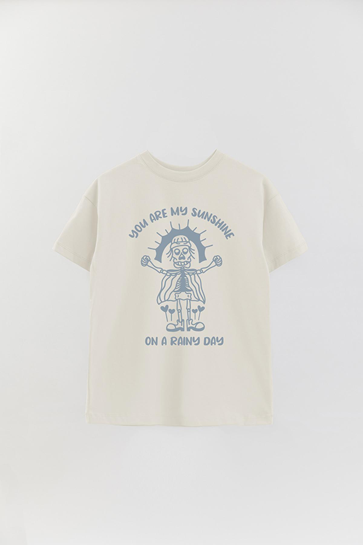 REMERA OVER ESTAMPADA GR YOU ARE MY SUNSHINE