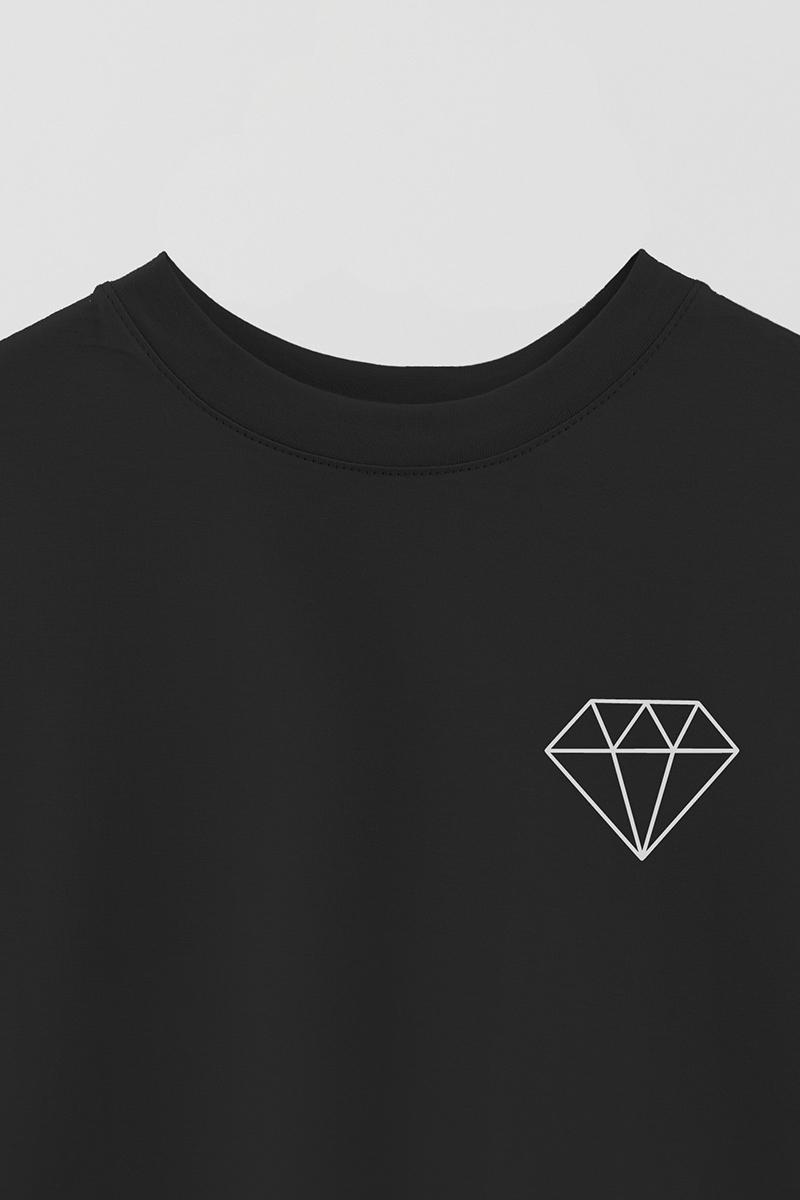 REMERA OVER ESTAMPADA UNISEX DIAMOND