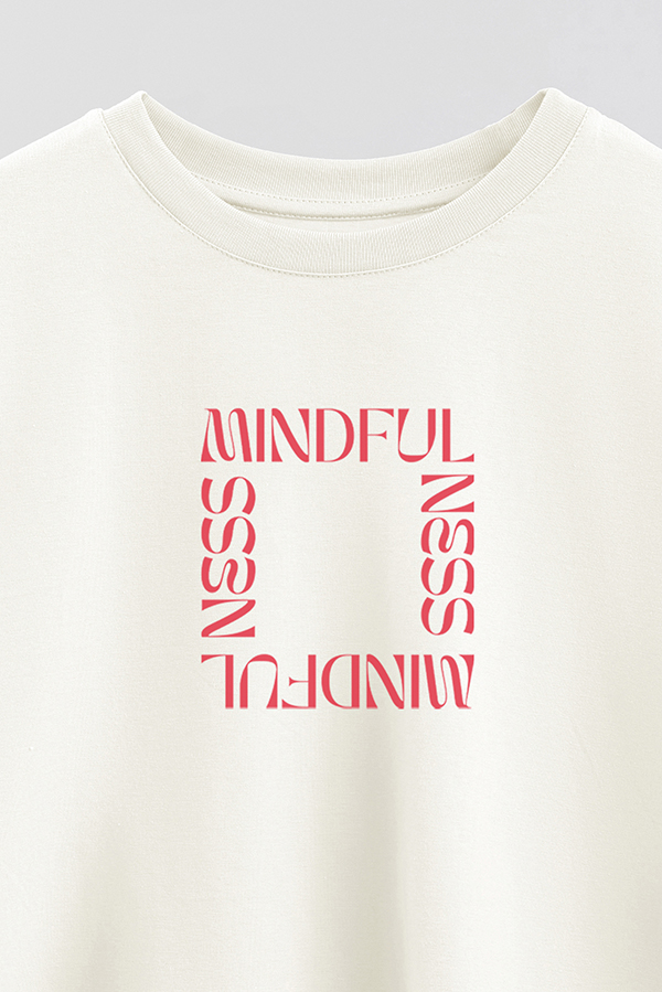 REMERA CROP ESTAMPADA RED MINDFULNESS