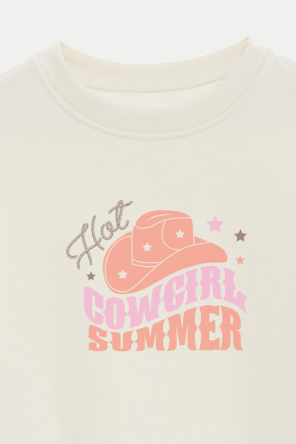 BUZO CROP ESTAMPADO WESTERN HOT COWGIRL