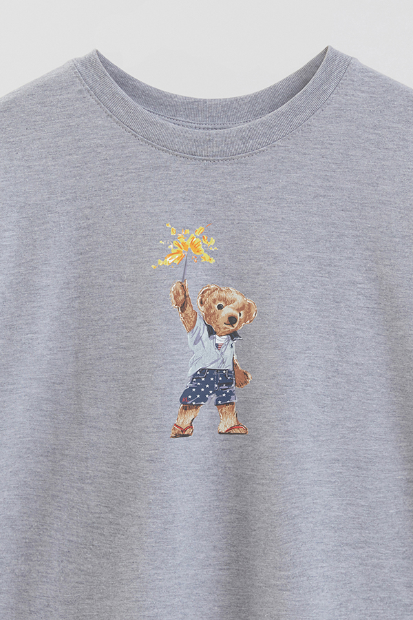 REMERA OVER ESTAMPADA UNISEX BEAR STAR