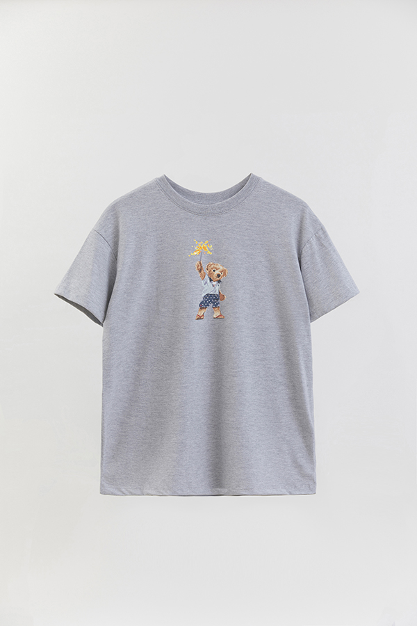 REMERA OVER ESTAMPADA UNISEX BEAR STAR