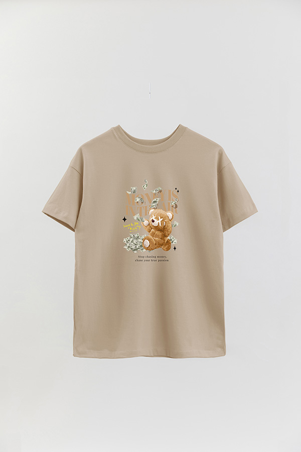 REMERA OVER ESTAMPADA UNISEX LOVE ME