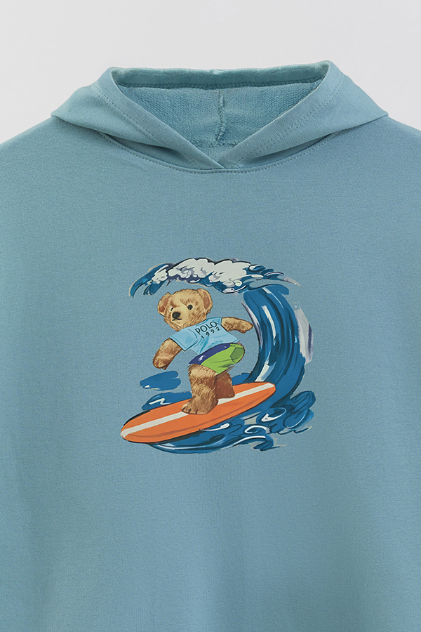 HOODIE RUSTICO KID BEAR SURFER 1