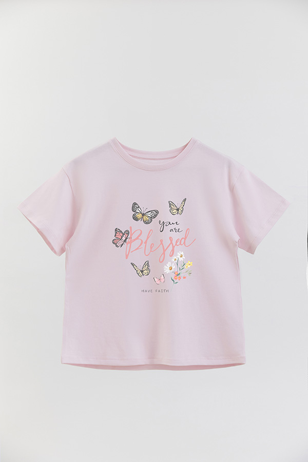 REMERA GIRL OVER YOU ARE BLESSED