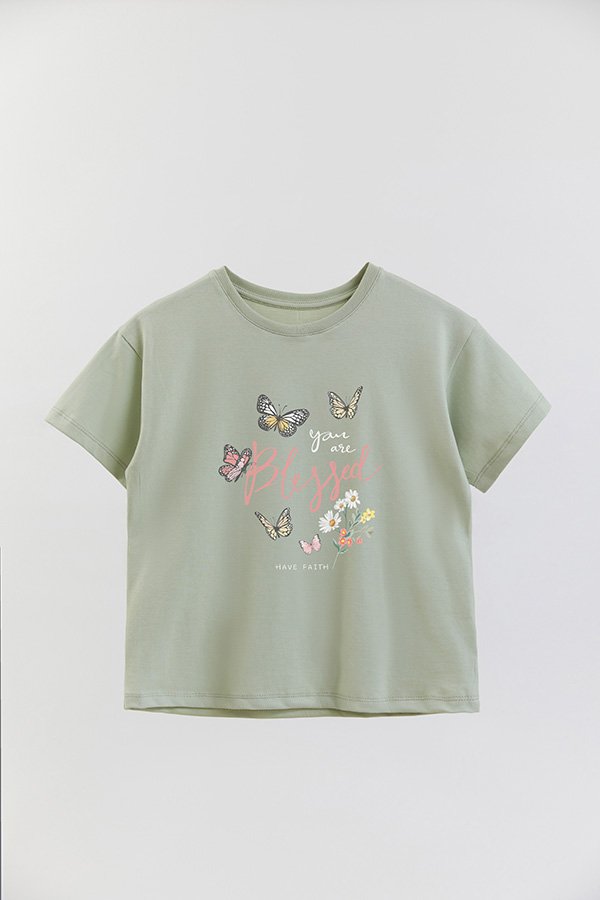 REMERA GIRL OVER YOU ARE BLESSED