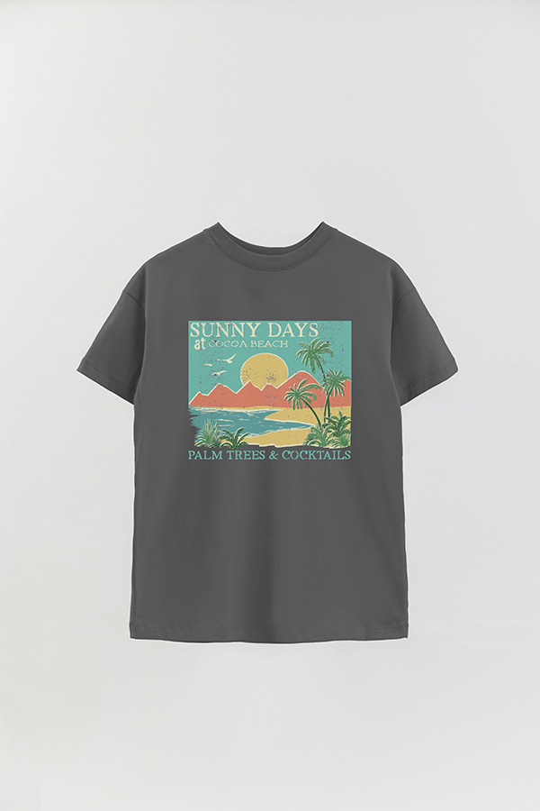 REMERA OVER ESTAMPADA SUNNY DAYS