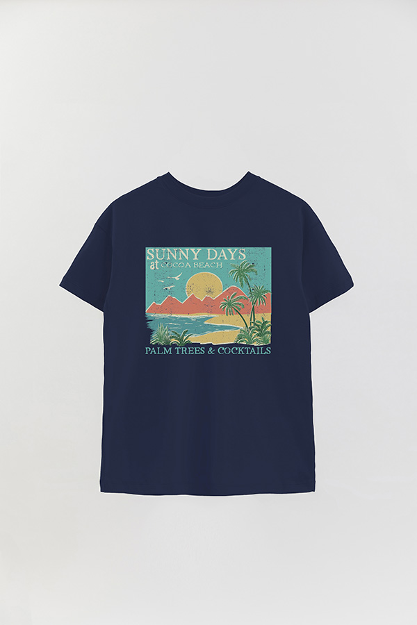 REMERA OVER ESTAMPADA SUNNY DAYS