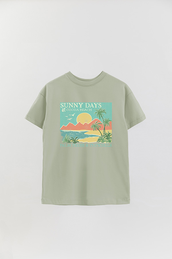 REMERA OVER ESTAMPADA SUNNY DAYS