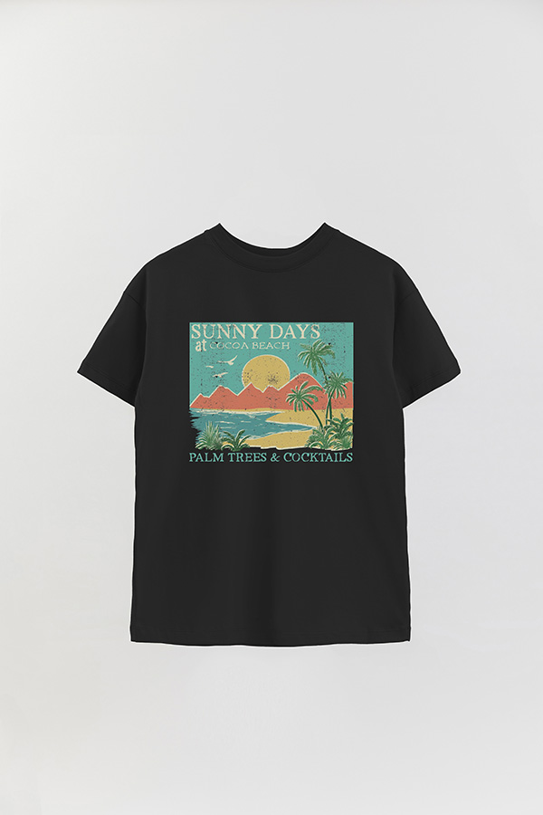 REMERA OVER ESTAMPADA SUNNY DAYS