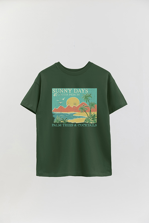 REMERA OVER ESTAMPADA SUNNY DAYS