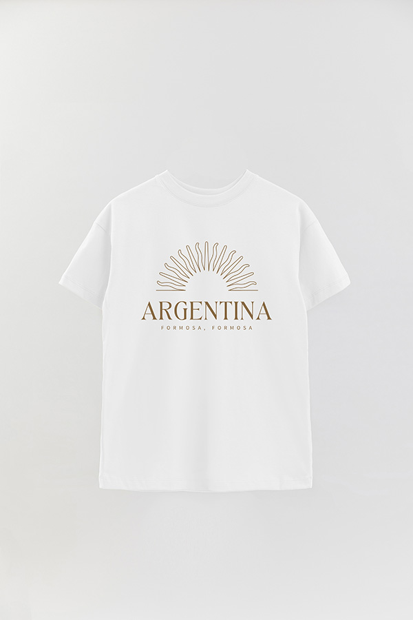 REMERA OVER ESTAMPADA ARG MS FORMOSA