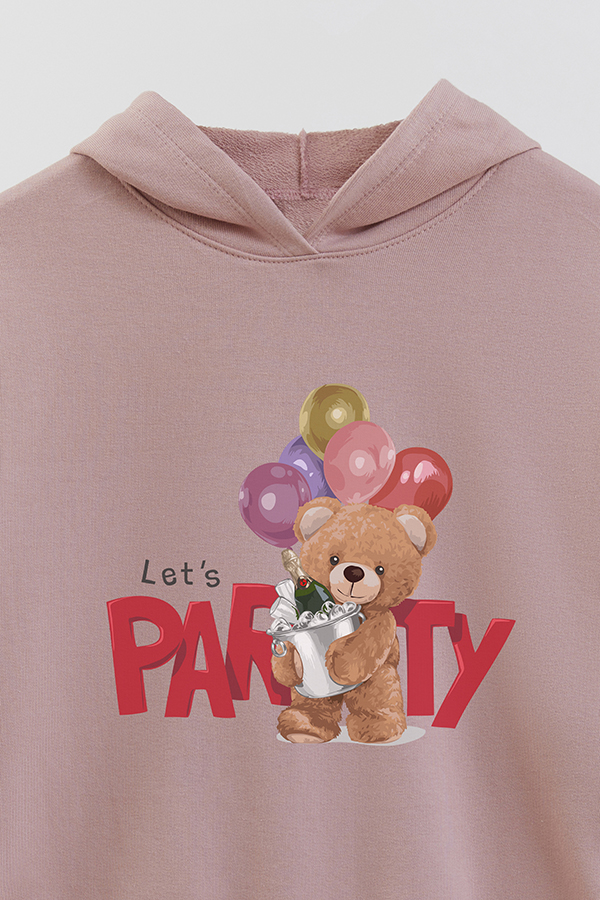 HOODIE RUSTICO KID TEDDY LET'S PARTY