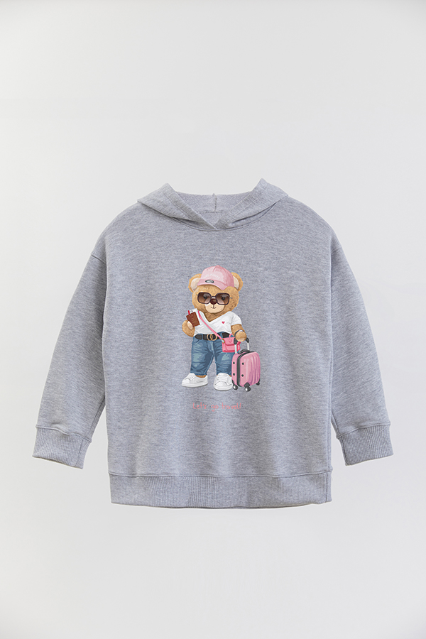 HOODIE RUSTICO KID TEDDY LET'S GO TRAVEL