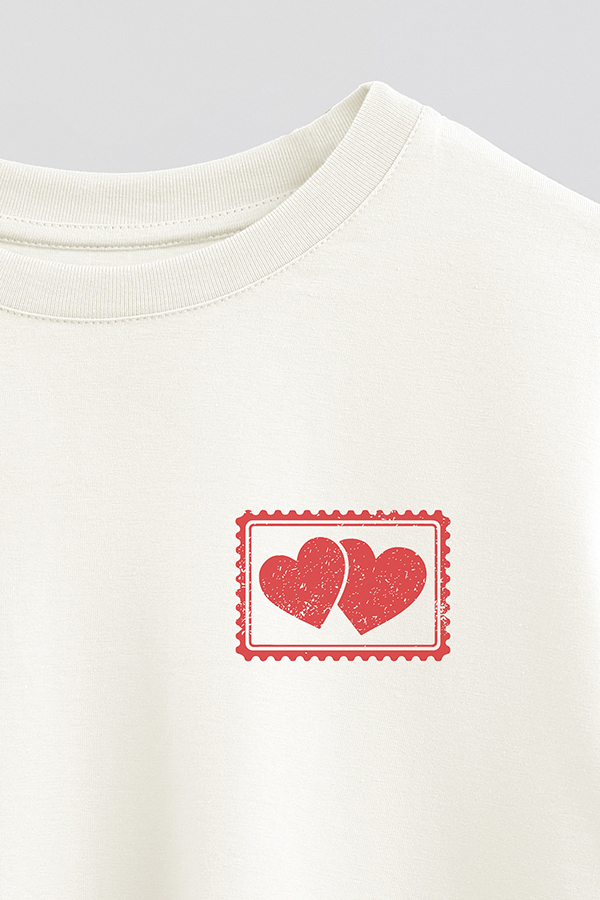 REMERA CROP ESTAMPADA VALENTINE STAMP 4