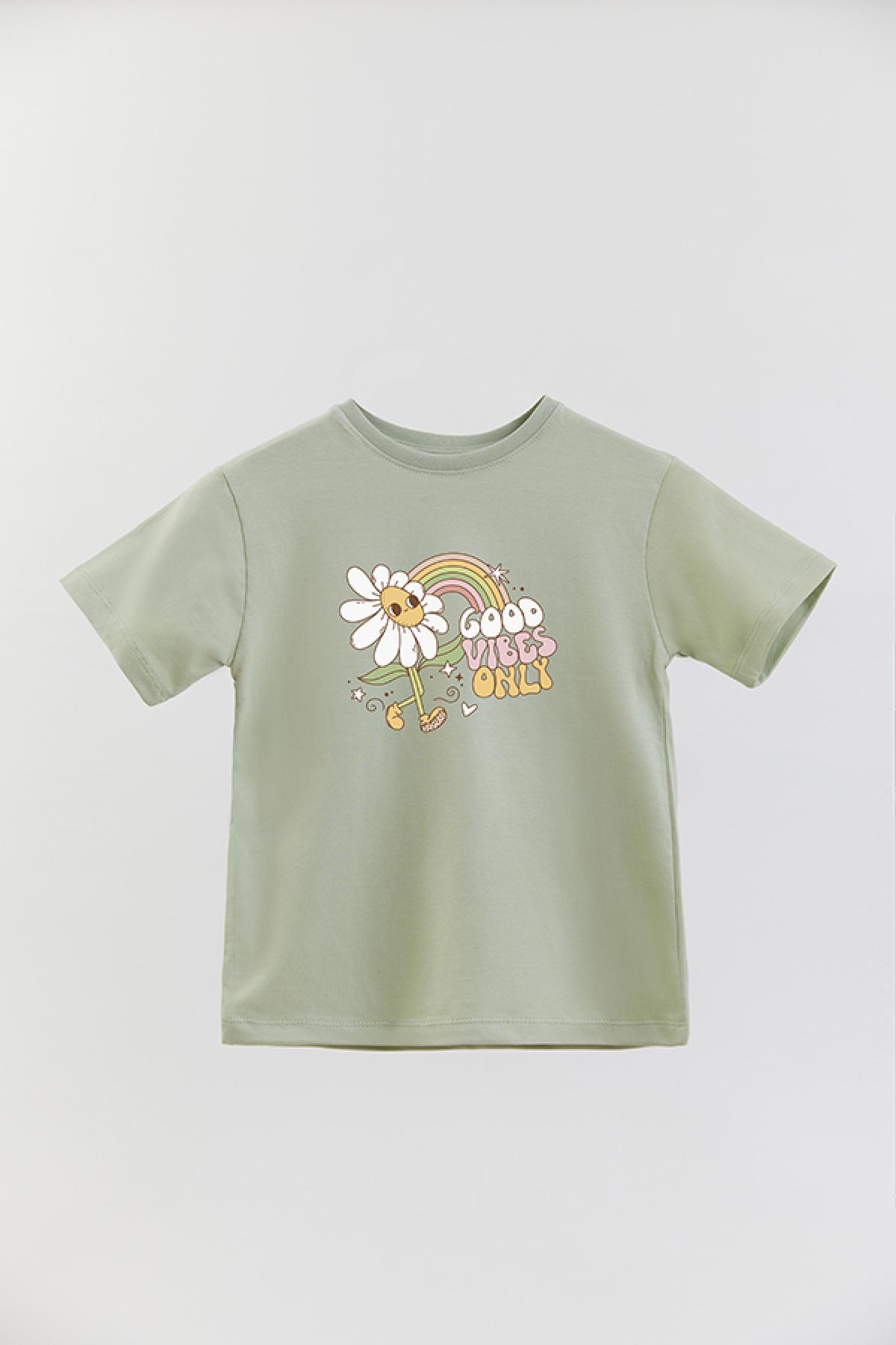 REMERA BASIC GIRL RT GOOD VIBES ONLY