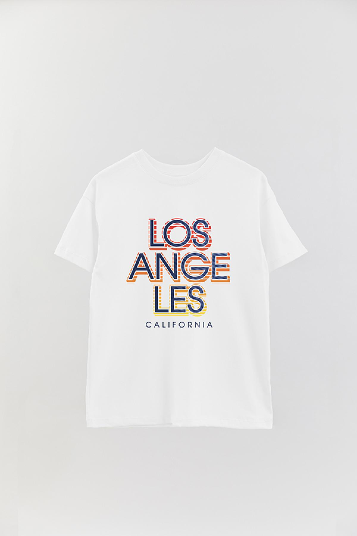 REMERA OVER ESTAMPADA CT LOS ANGELES CALIFORNIA