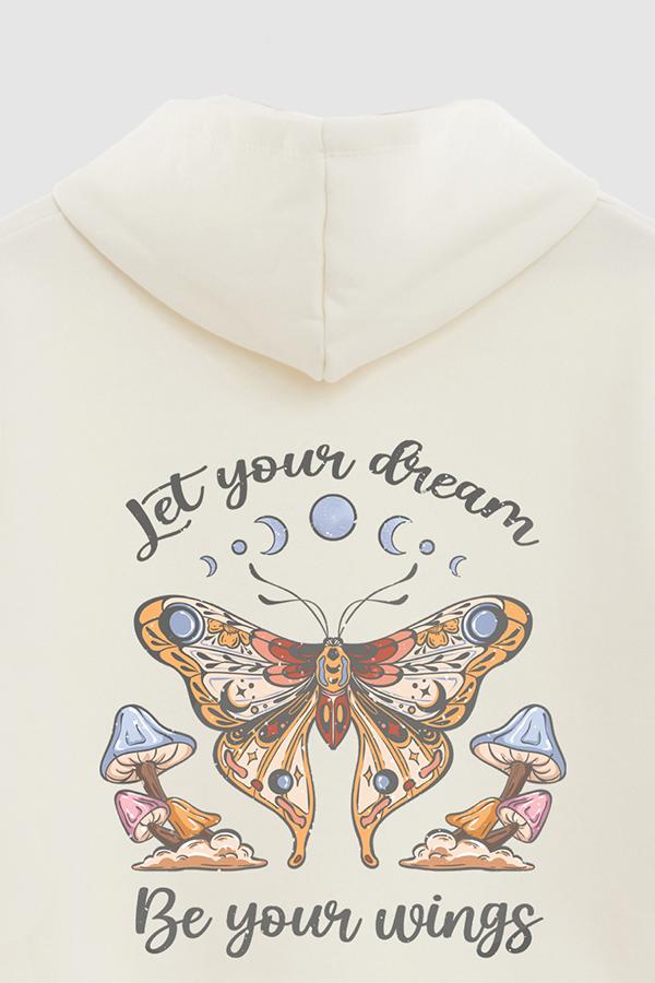 HOODIE ESTAMPADO CLSTL LET YOUR DREAM BE YOU WINGS