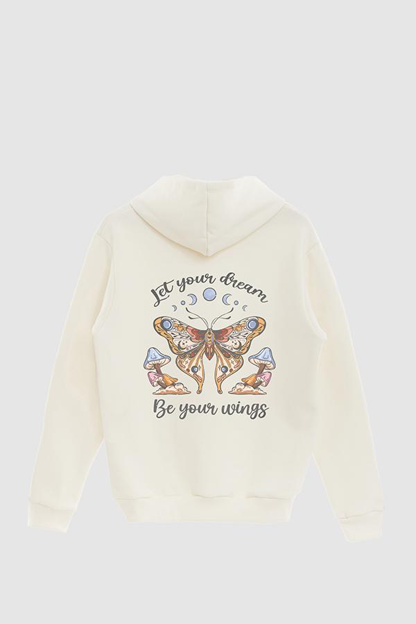 HOODIE ESTAMPADO CLSTL LET YOUR DREAM BE YOU WINGS
