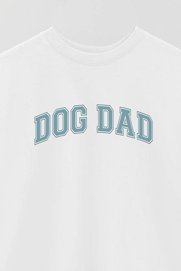 REMERA OVER ESTAMPADA DOG DAD