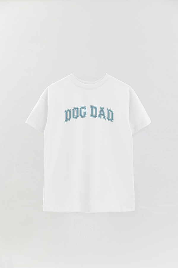 REMERA OVER ESTAMPADA DOG DAD