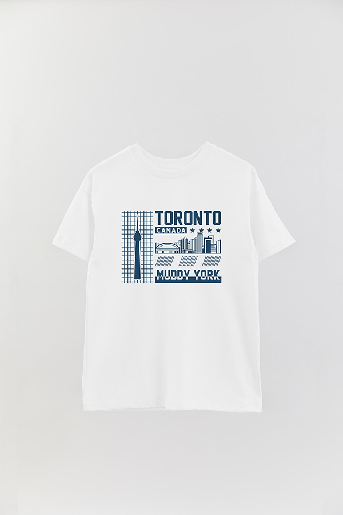 REMERA OVER ESTAMPADA CT TORONTO