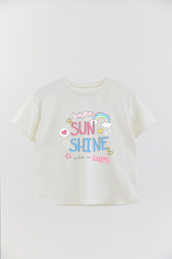REMERA GIRL OVER SUNSHINE