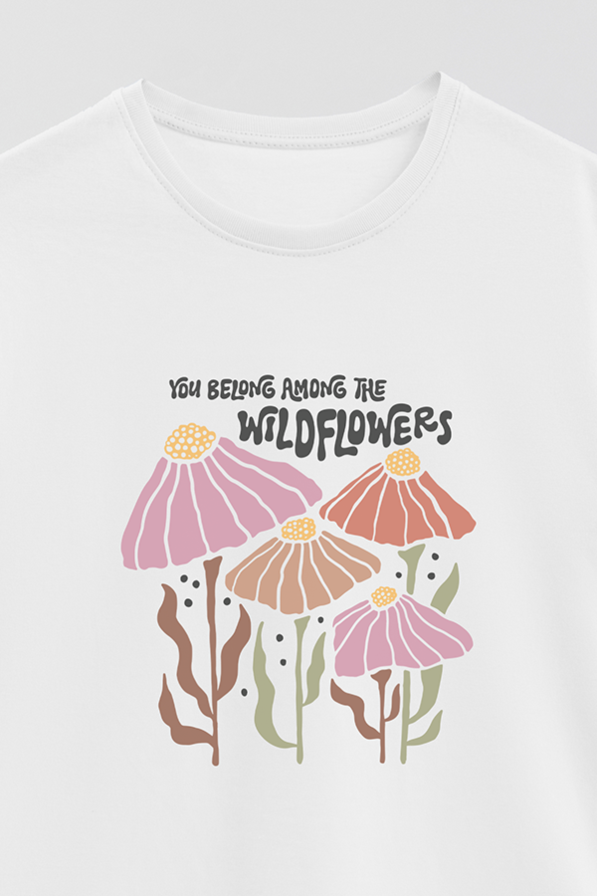 REMERA BASICA ESTAMPADA BO2 WILDFLOWERS