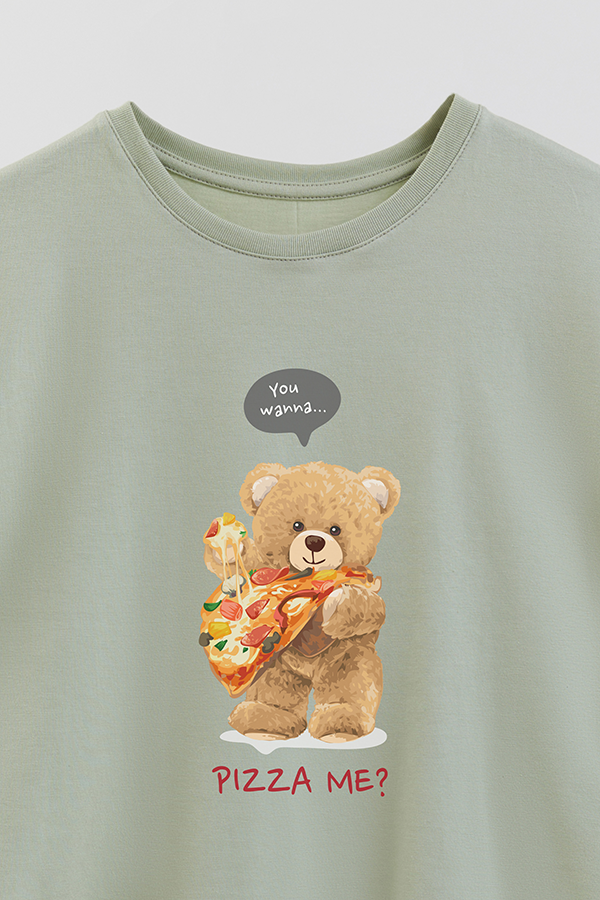 REMERA GB OVERSIZE PIZZA ME