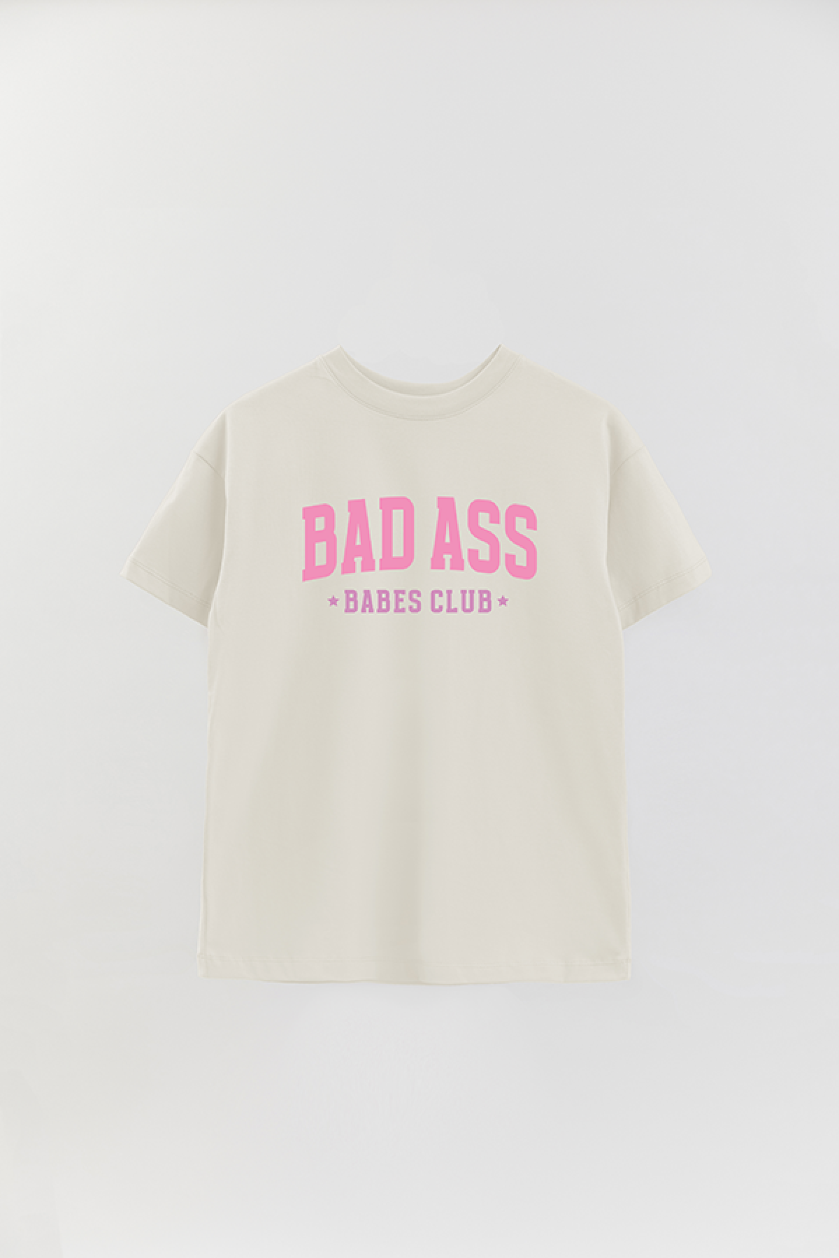 REMERA OVER ESTAMPADA LV3 BAD ASS CLUB