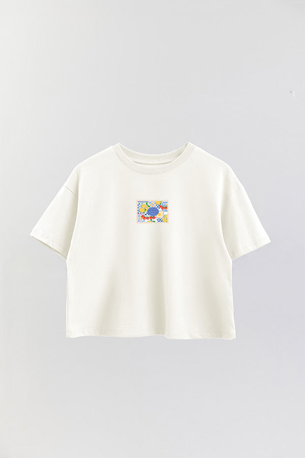 REMERA CROP FB ESTAMPADA AMALFI