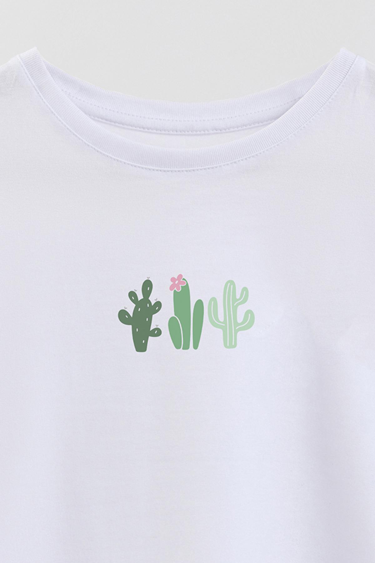 REMERA GIRL OVER MIN CACTUS