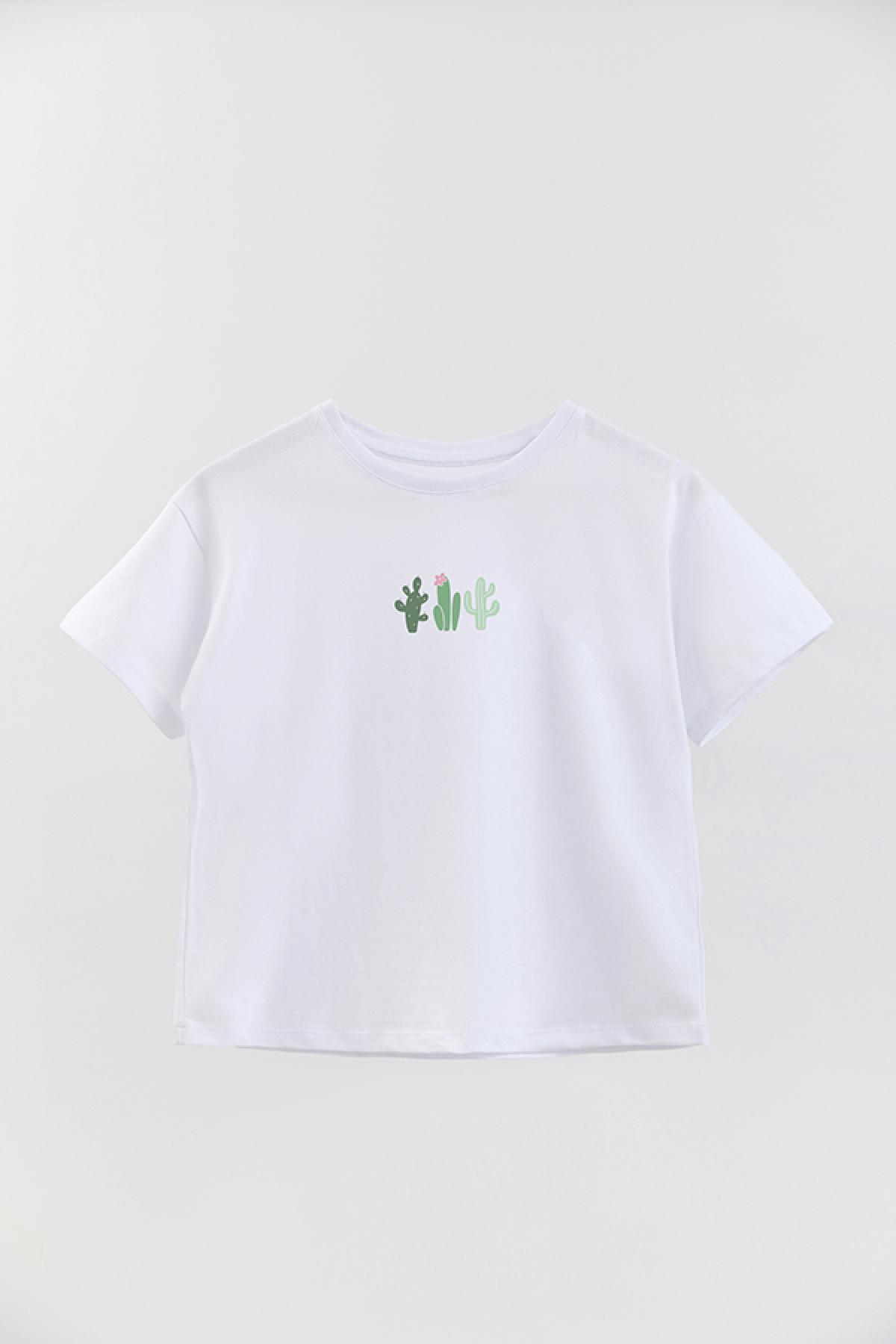 REMERA GIRL OVER MIN CACTUS