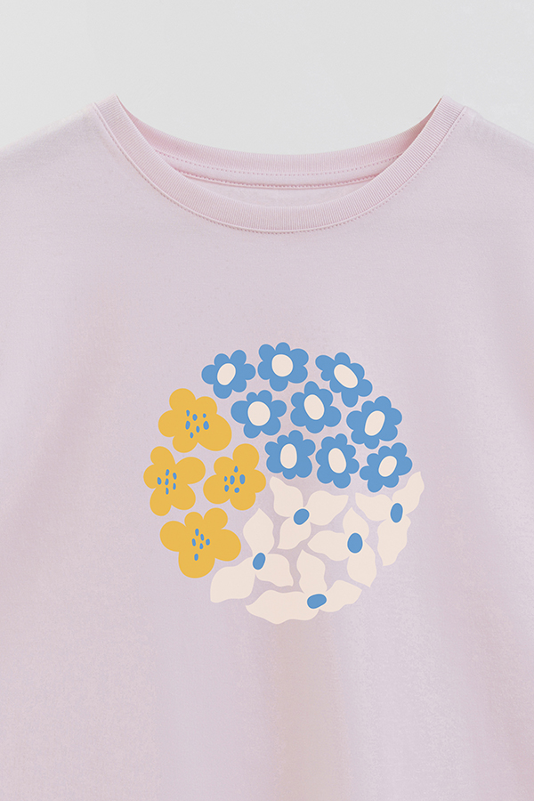 REMERA GIRL OVER BOHO FLORAL DREAMS