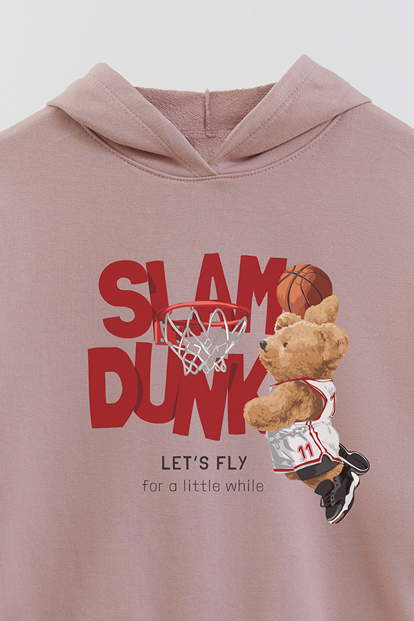 HOODIE RUSTICO BOY TEDDY SLAM DUNK