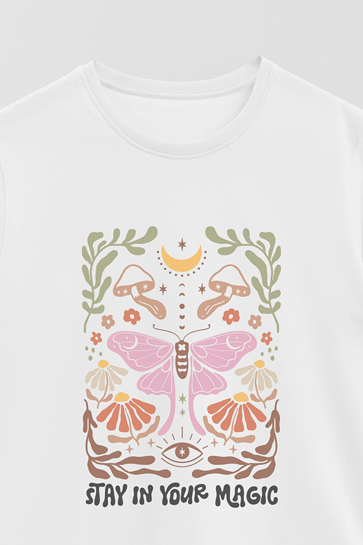 REMERA BASICA ESTAMPADA BO2 STAY IN YOUR MAGIC