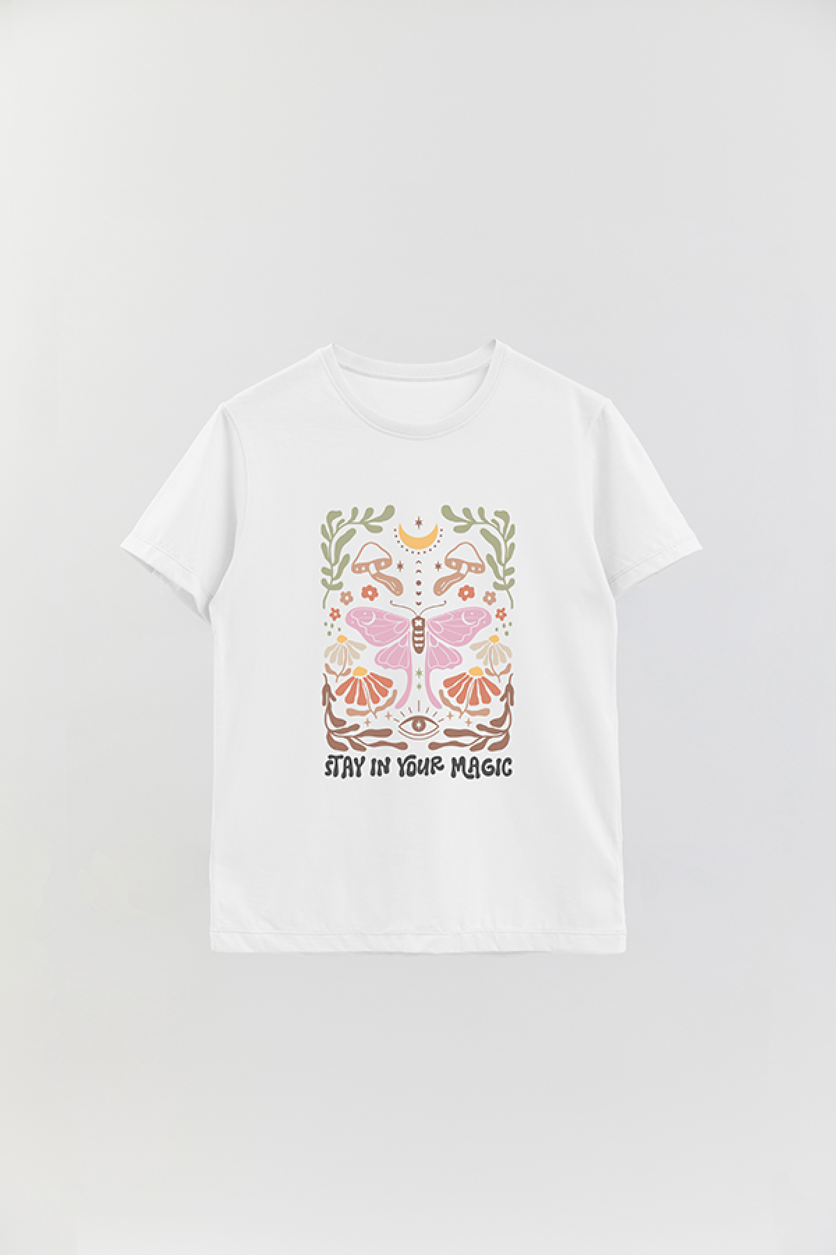 REMERA BASICA ESTAMPADA BO2 STAY IN YOUR MAGIC